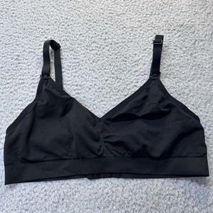 Hofish Bra Large Nursing Bra Black Full Bust Seamless Bralette